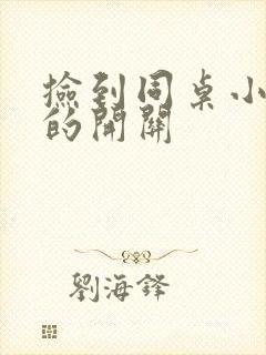 捡到同桌小玩具的开关