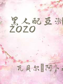 黑人配亚洲女人ZOZO