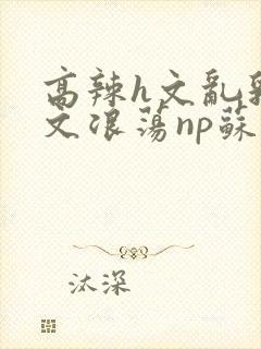 高辣h文乱乳h文浪荡np苏夏