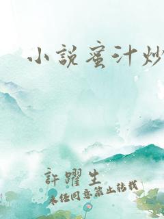 小说蜜汁炒鱿鱼