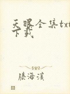 天眼全集txt下载