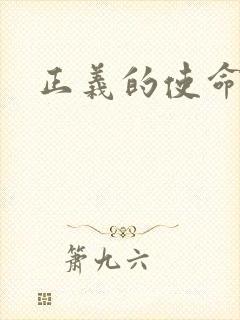正义的使命小说