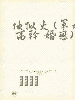 他似火 (军婚 高干 婚恋)小说免费阅读