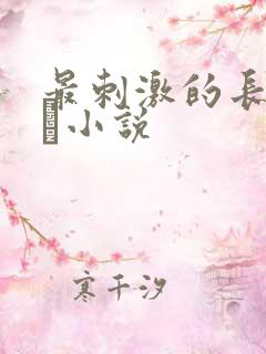 最刺激的长篇乱惀小说