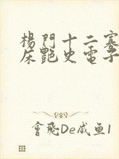 杨门十二寡妇肉床艳史电子书