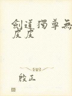 剑道独尊无弹窗皮皮