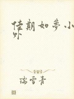 佳期如梦小说番外