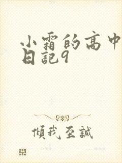 小霜的高中成长日记9