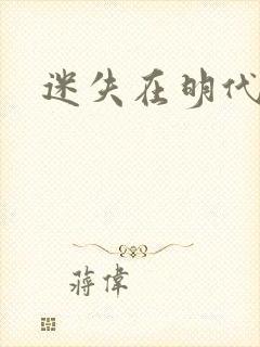 迷失在明代末年