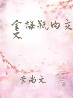 金梅瓶肉交白话文