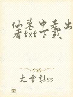 仙墓中走出的强者txt下载