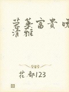 荣华富贵 晚歌清雅