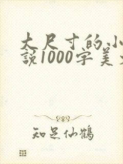 大尺寸的小黄说说1000字美文