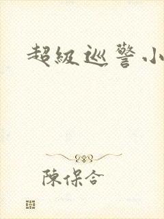 超级巡警小说