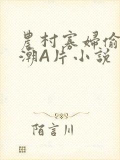 农村寡妇偷人高潮A片小说