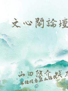 文心阁论坛