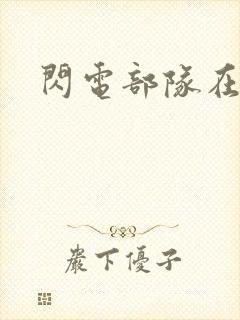 闪电部队在行动