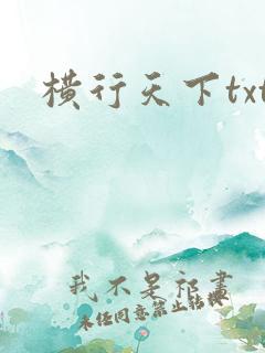 横行天下txt