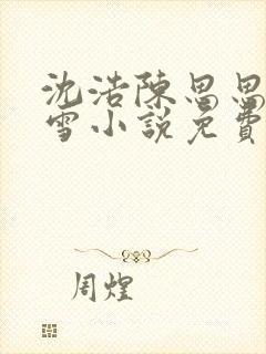 沈浩陈思思秦菲雪小说免费阅读笔下载