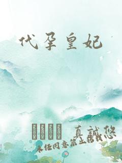 代孕皇妃