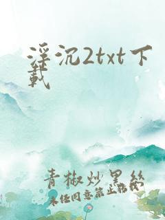 浮沉2txt下载