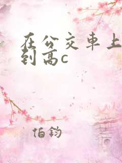 在公交车上被弄到高c