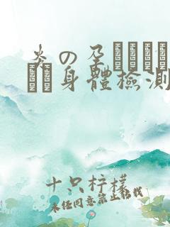 炎の孕ませおっぱい身体检测