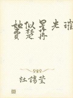 她似星光璀璨免费楚苒