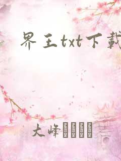 界王txt下载