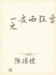 一夜雨狂云哄全文