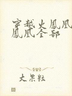 穿越火凤凰干火凤凰全部