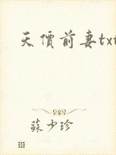 天价前妻txt