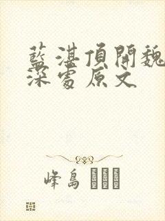 蓝湛顶开魏婴的深处原文