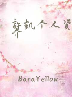 许凯个人资料简介