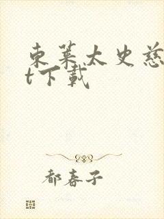 东莱太史慈txt下载