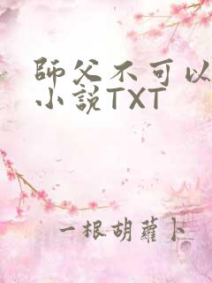 师父不可以灵犀小说TXT
