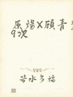 原炀X顾青裴车9次