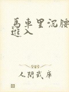 马车里沉腰缓缓进入