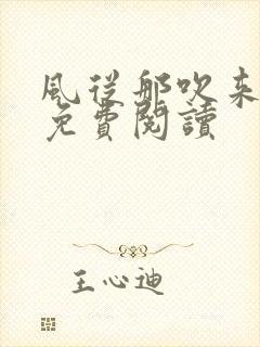风从那吹来小说免费阅读