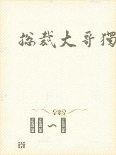 总裁大哥独宠妻