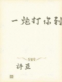 一炮打你到天亮