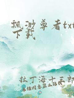 飘渺尊者txt下载