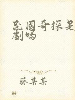 民国奇探是耽改剧吗