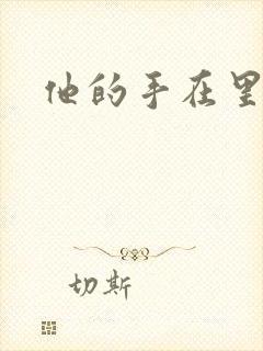 他的手在里面动