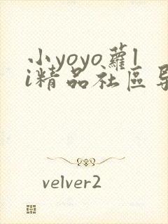 小yoyo萝li精品社区导航