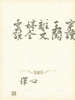 云婷离王穿越小说全文阅读