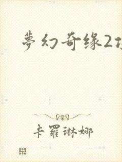 梦幻奇缘2攻略