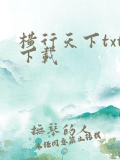 横行天下txt下载