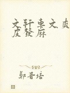 文轩车文爽到头皮发麻