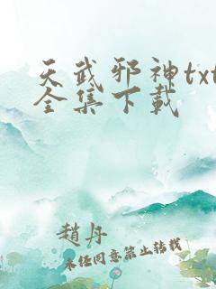 天武邪神txt全集下载